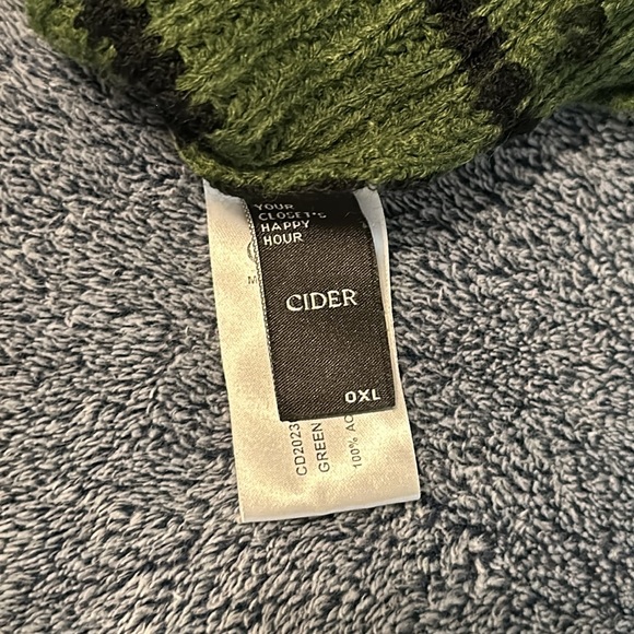 Cider cropped top striped sweater - Picture 3 of 3